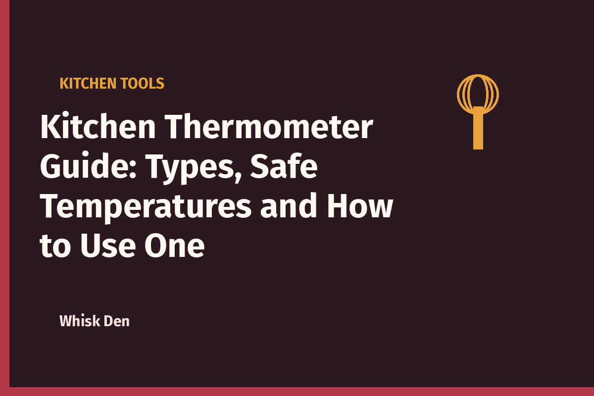 Kitchen Thermometer Guide: Types, Safe Temperatures and How to Use One